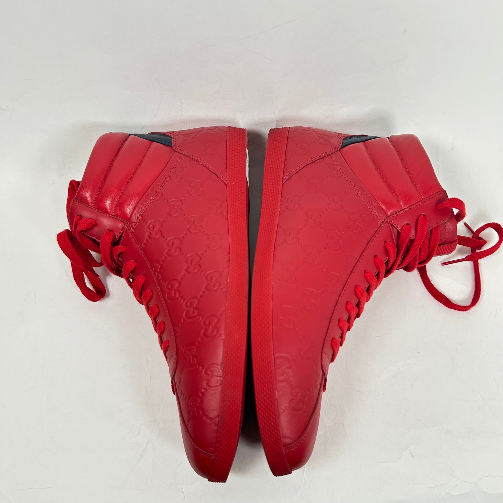 Gucci Red Signature High Top Size 9
