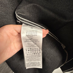 Maison Margiela 12oz Broken Twill Button Up Shirt - Caviar Size XL