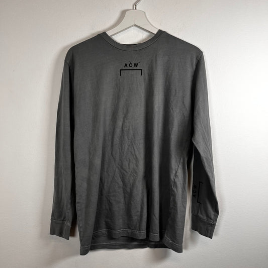 A Cold Wall Grey Logo Longsleeve Size S
