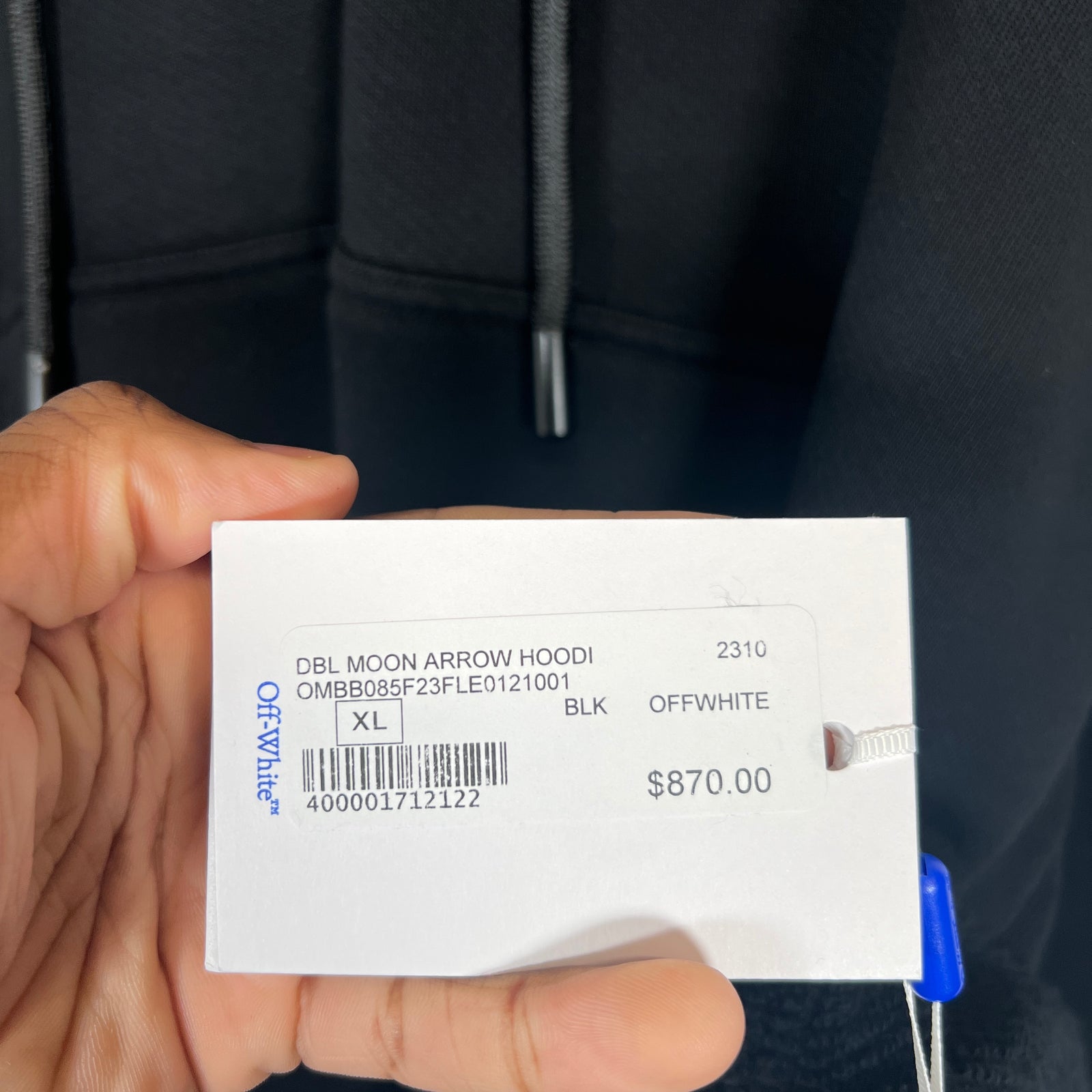 Off-White Black Arrows Hoodie Size XL