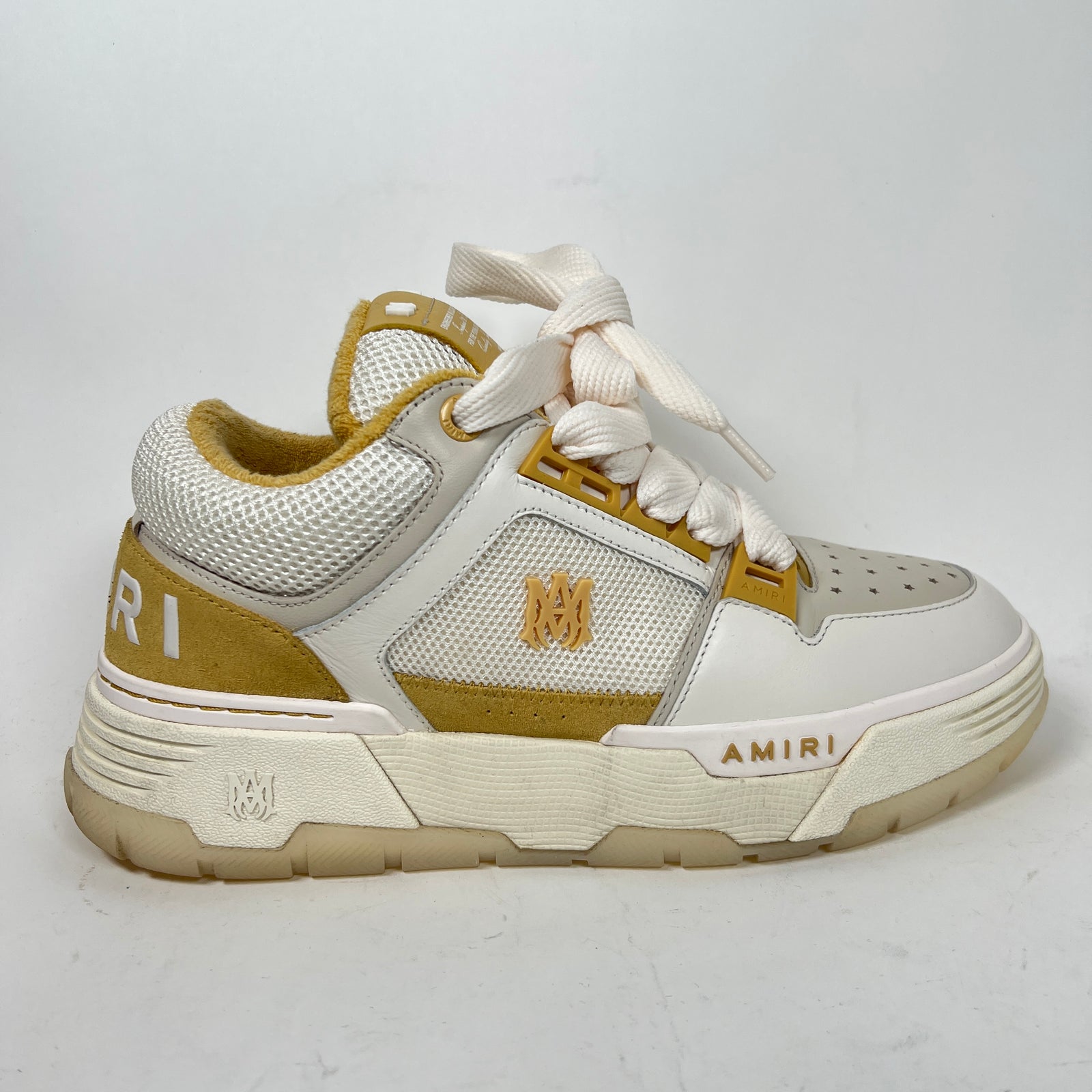Amiri Mustard Yellow MA-1 Sneaker Size 42