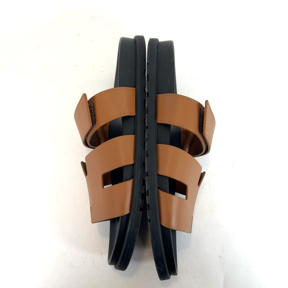Hermes Chypre Leather Sandals