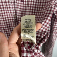 Burberry Gingham Button Up Shirt