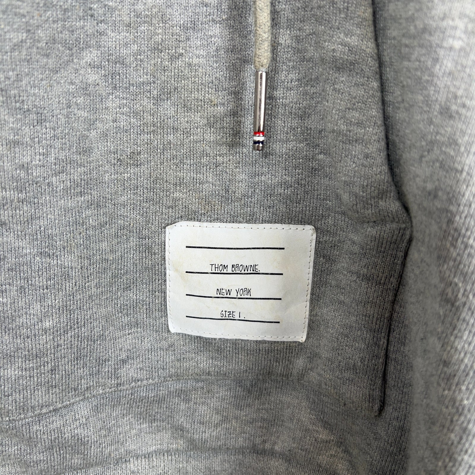 Thom Browne Back Classic Stripe Hoodie