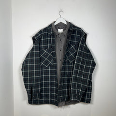 Balenciaga Double Layer Flannel Jacket