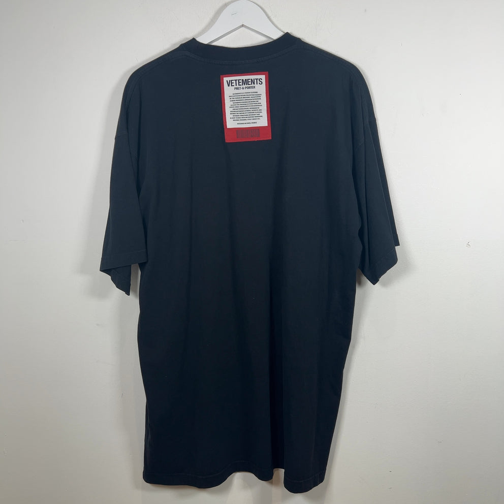 Vetements Thermal Label Logo T-Shirt