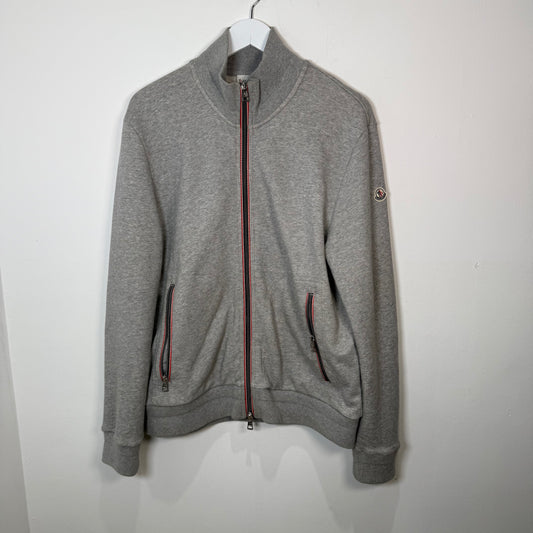 Moncler Grey Zip-up Jacket Size XXL
