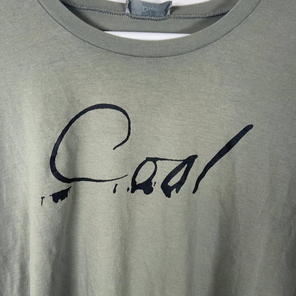 Dior 'Coal' Olive Graphic T-Shirt