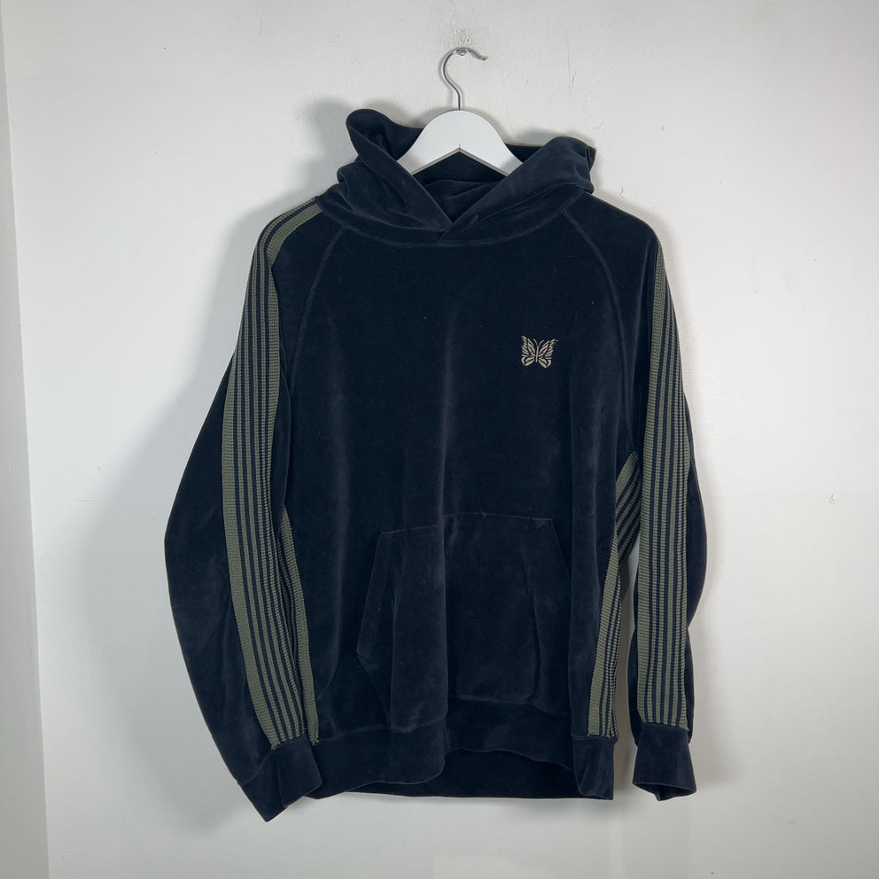 Needles Velour Striped Pull-Over Light Jacket