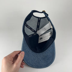 Celine Triomphe Logo Denim Hat