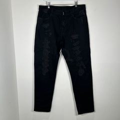 Givenchy Black Distressed Jeans Size 38
