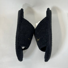 Balenciaga Black Hotel & Resorts Cloth Sandals Size 45