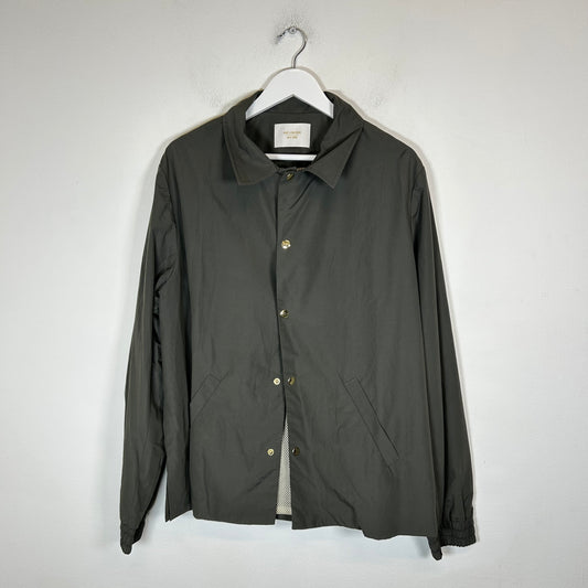 Aime Leon Dore Grey Nylon Coach Jacket Size L