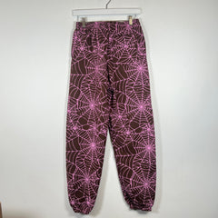 Sp5der Brown AOP Sweatpants Size S