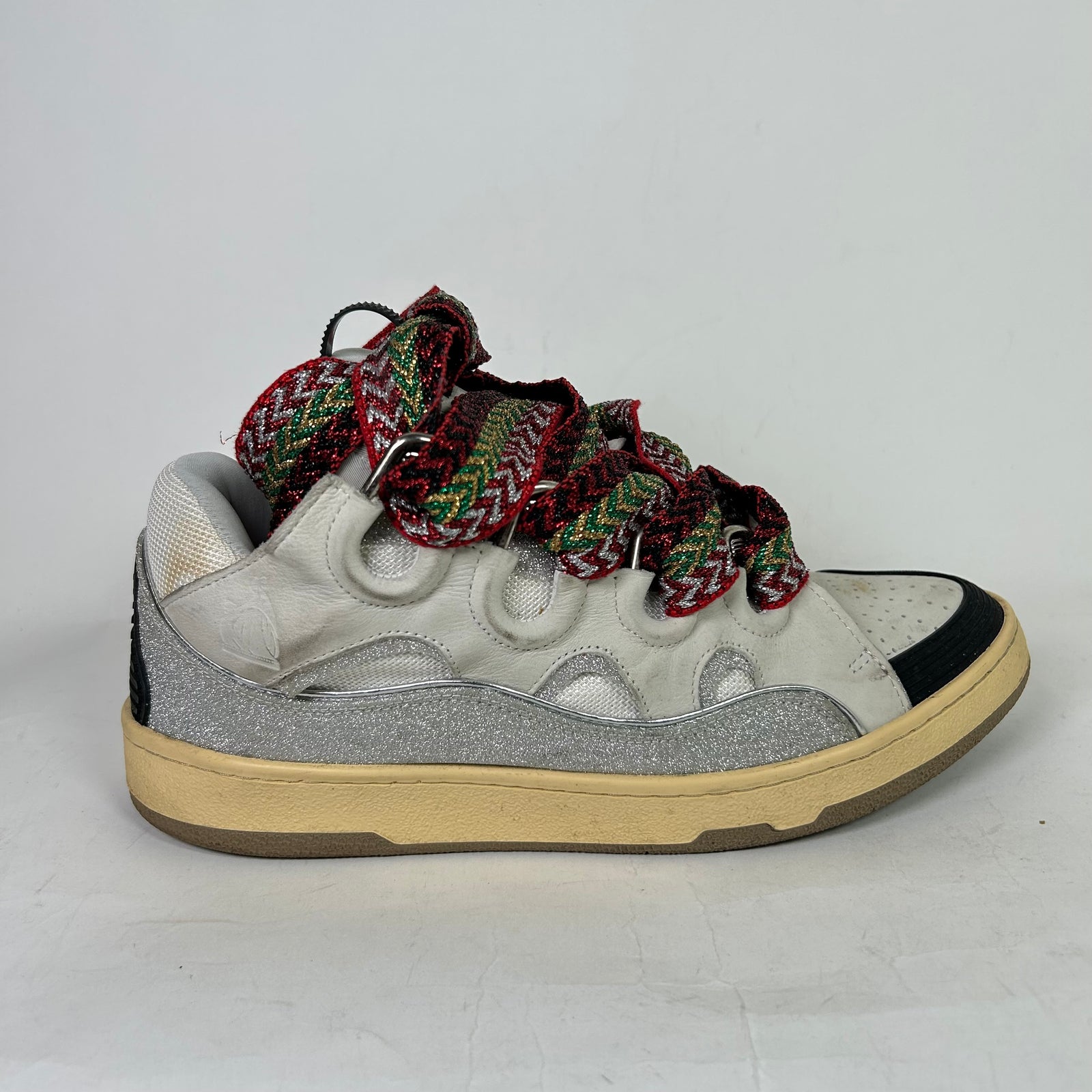 Lanvin OG Glitter Curb Sneakers