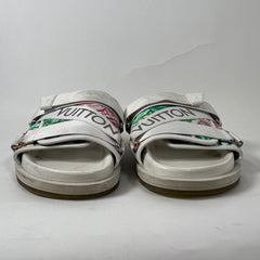 Louis Vuitton Honolulu Water Paint Slides Size 9