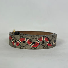 Gucci Supreme King Snake Belt Size 100
