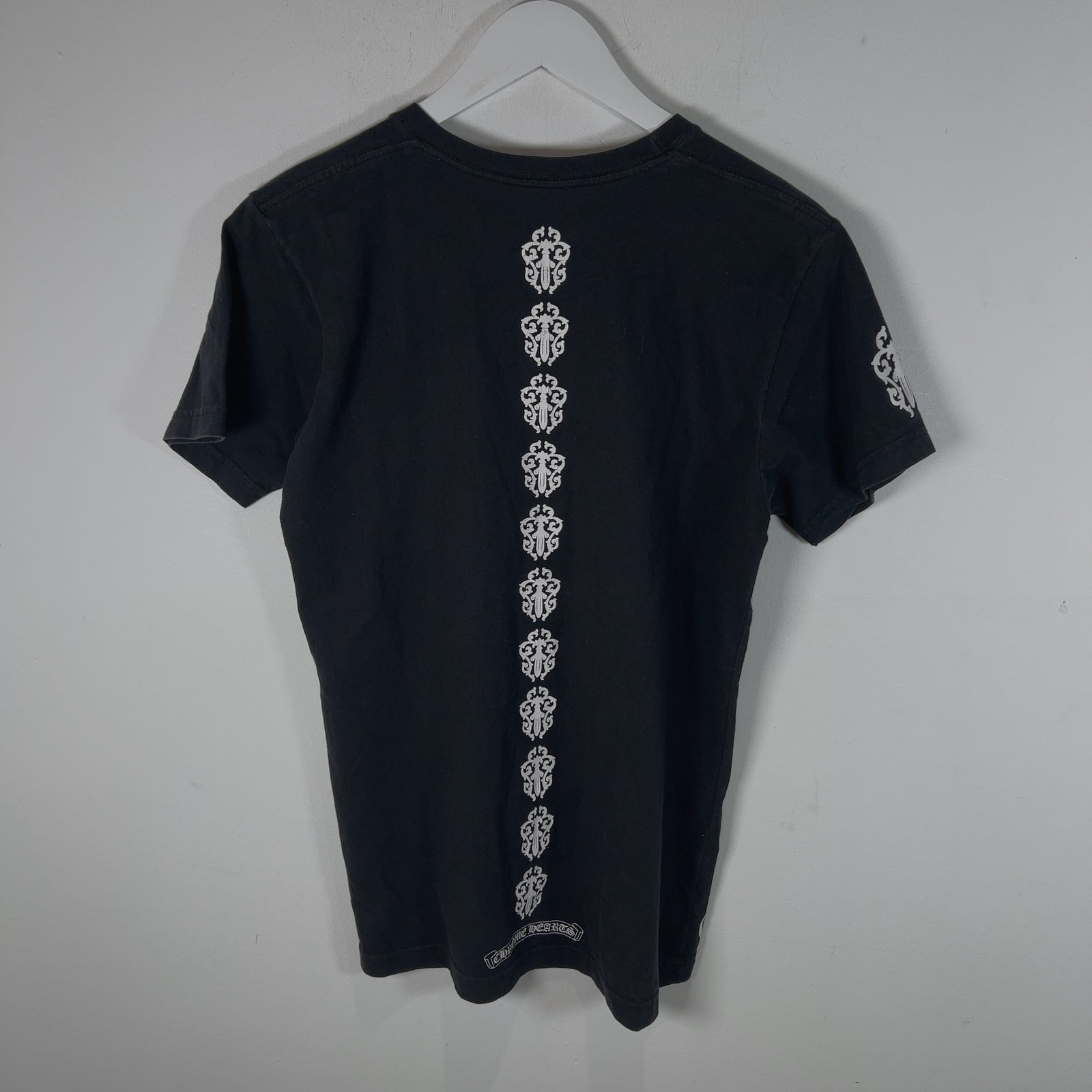 Chrome Hearts Spine Eternal Dagger Back Graphic T-Shirt