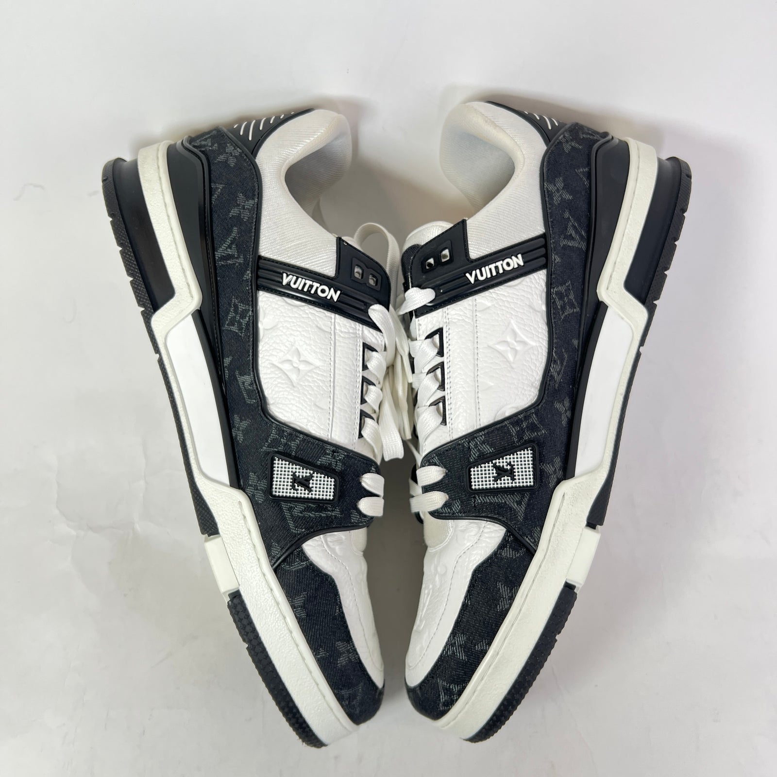 Louis Vuitton Denim Monogram LV Trainers
