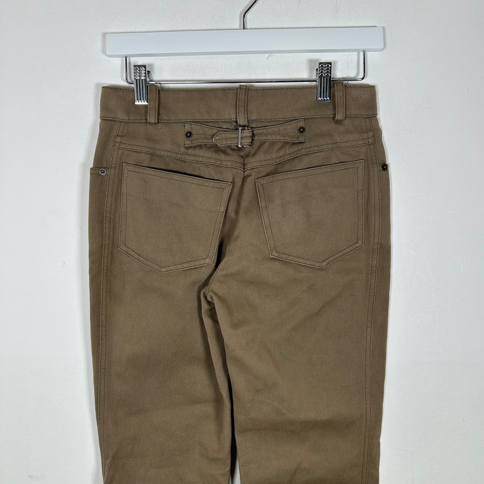 Louis Vuitton Khaki Vintage Pants Size 26