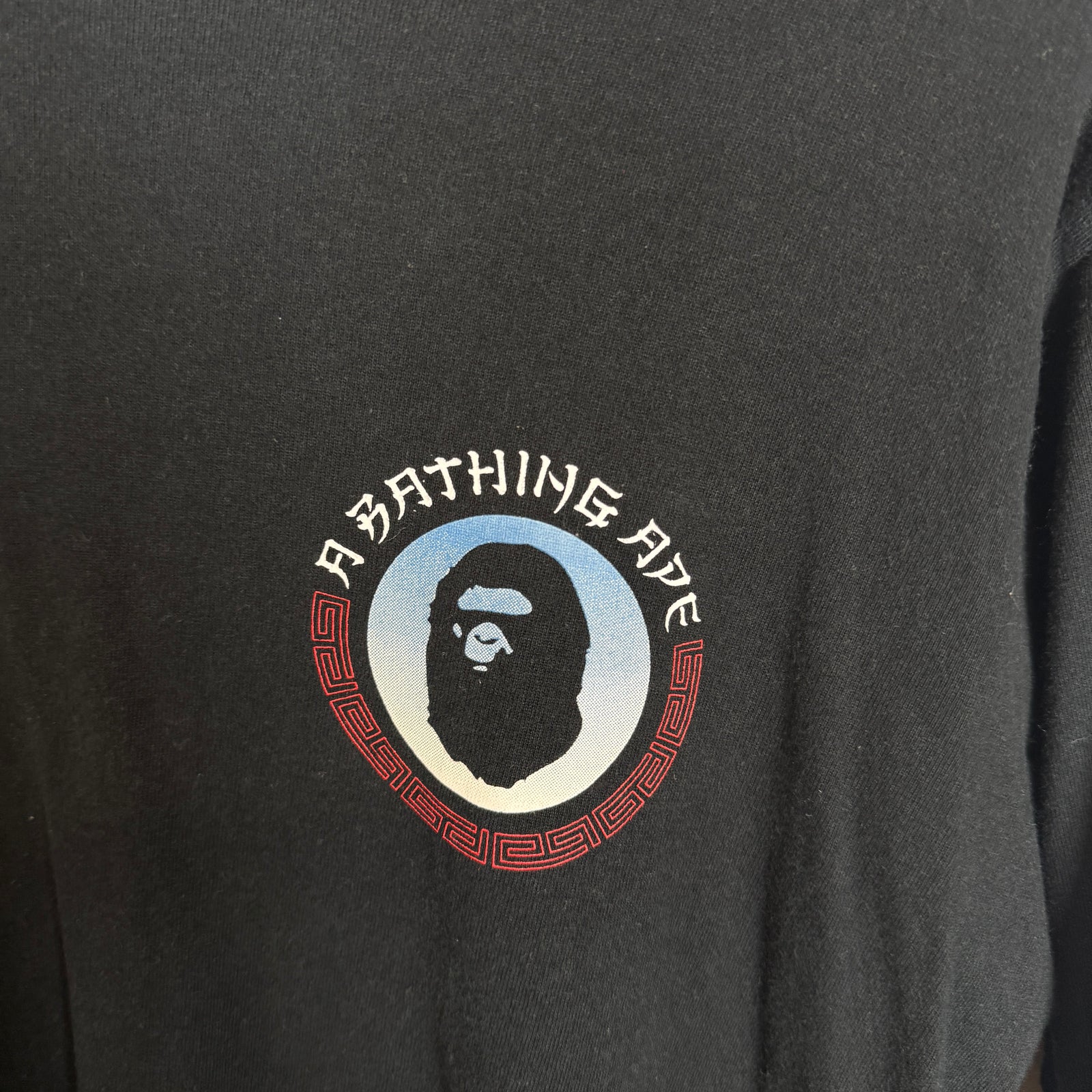 Bape Black 'Master' Logo Longsleeve Size S