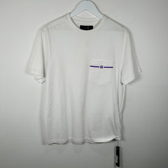 Amiri Purple Graphic White T-Shirt Size S