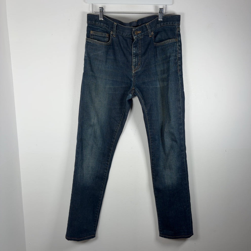 Saint Laurent AW15 D01 Raw Skinny Jeans