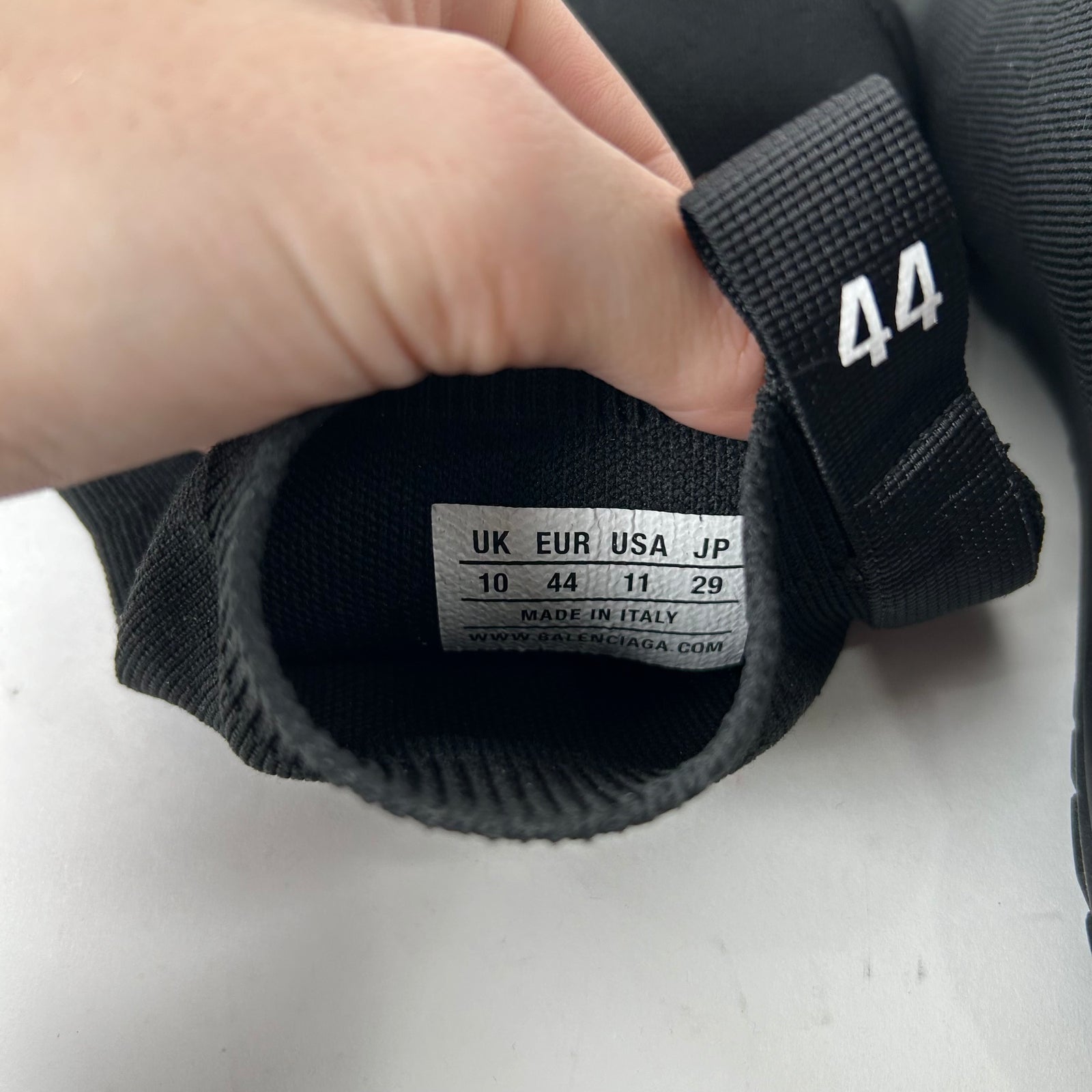 Balenciaga x Vibram Five Finger High Tops Size 44
