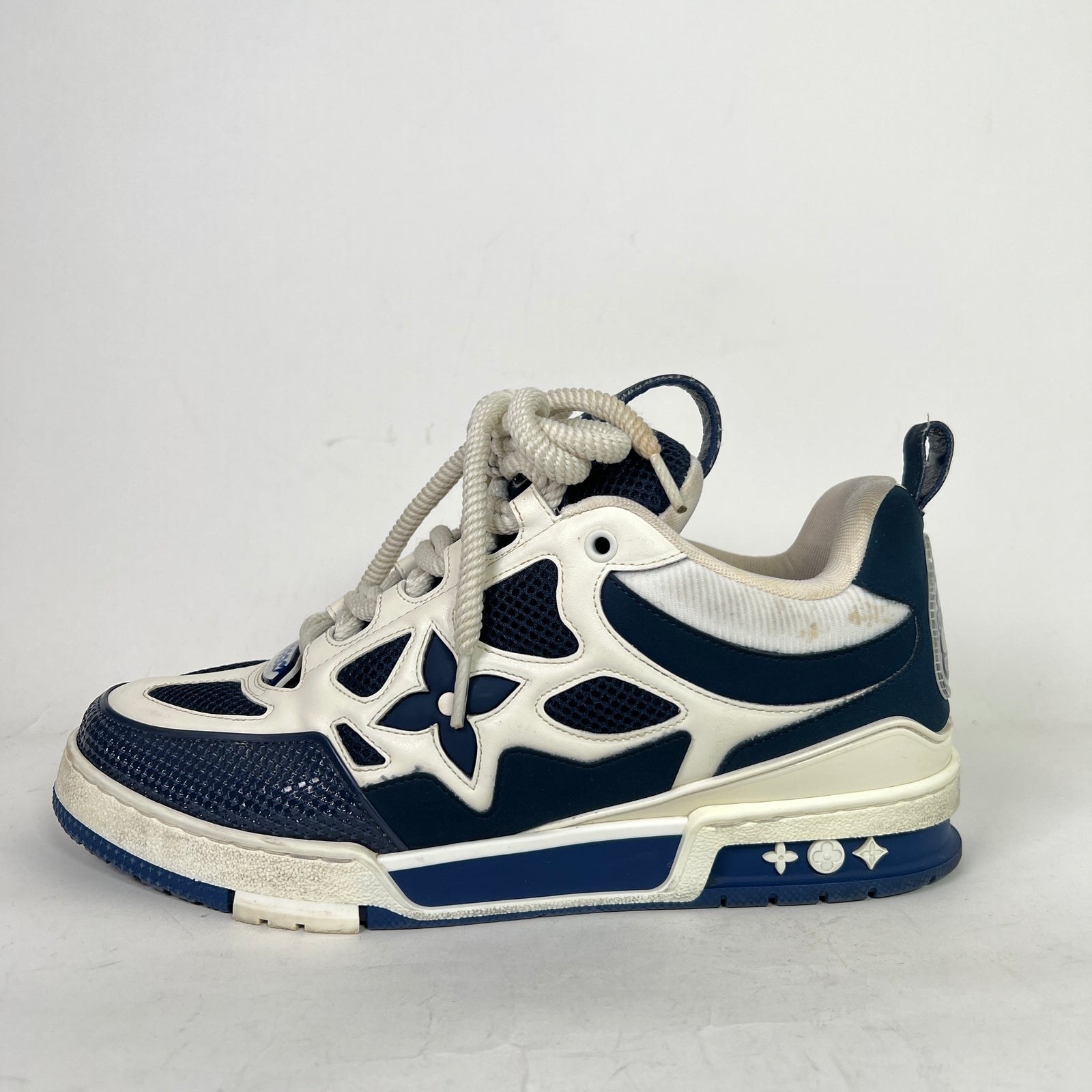 Louis Vuitton Navy Skate Sneakers