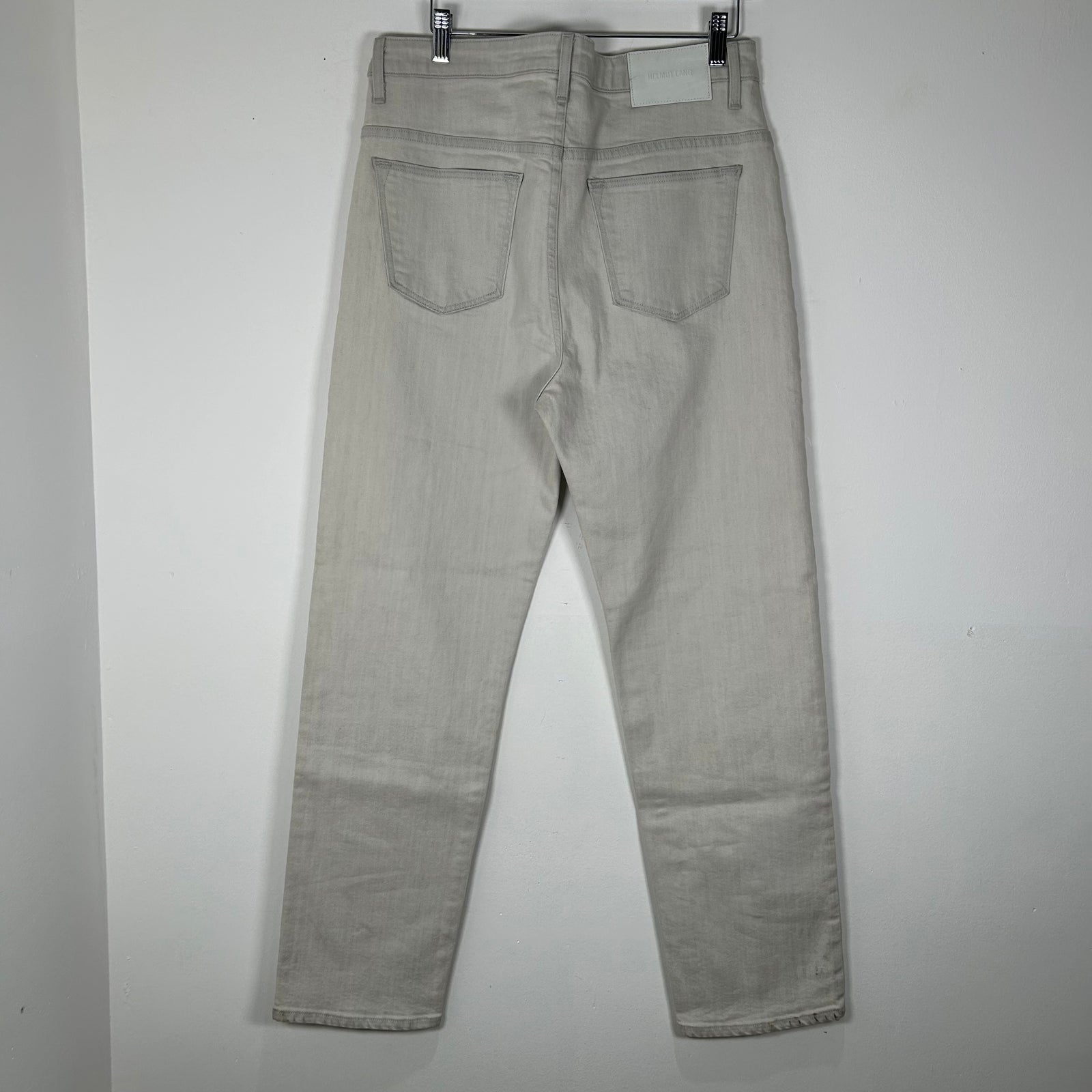 Helmut Lang White Straight Fit Jeans Size 30