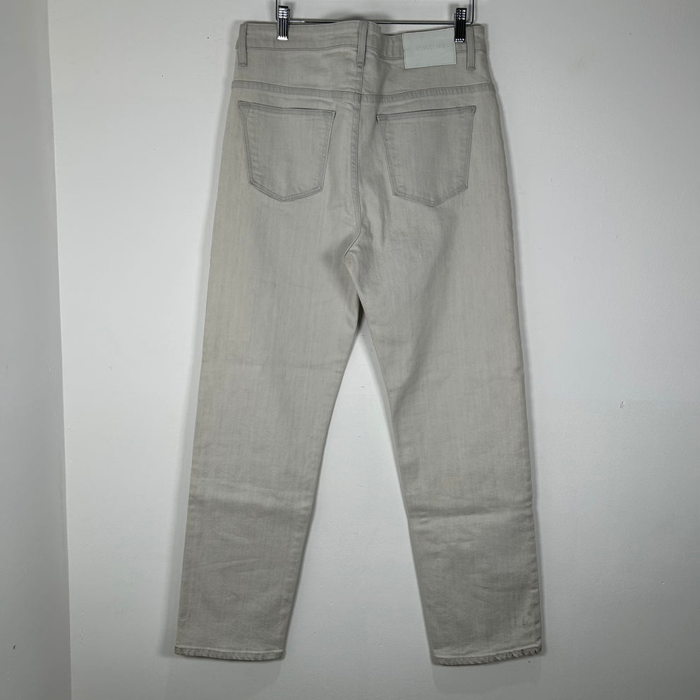 Helmut Lang White Straight Fit Jeans Size 30