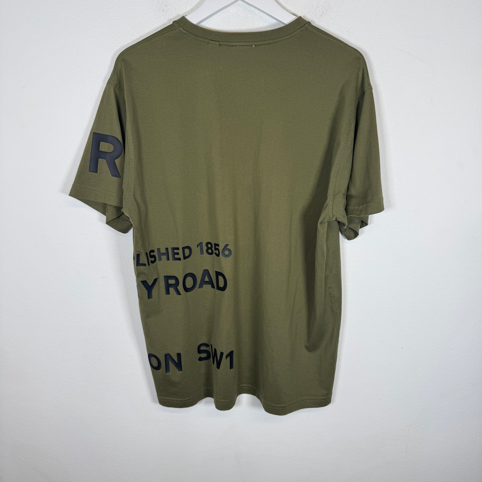 Burberry Olive Horseferry Tee Size S
