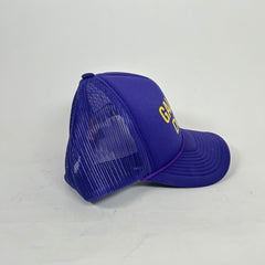 Gallery Dept Purple/Yellow Logo Trucker Hat