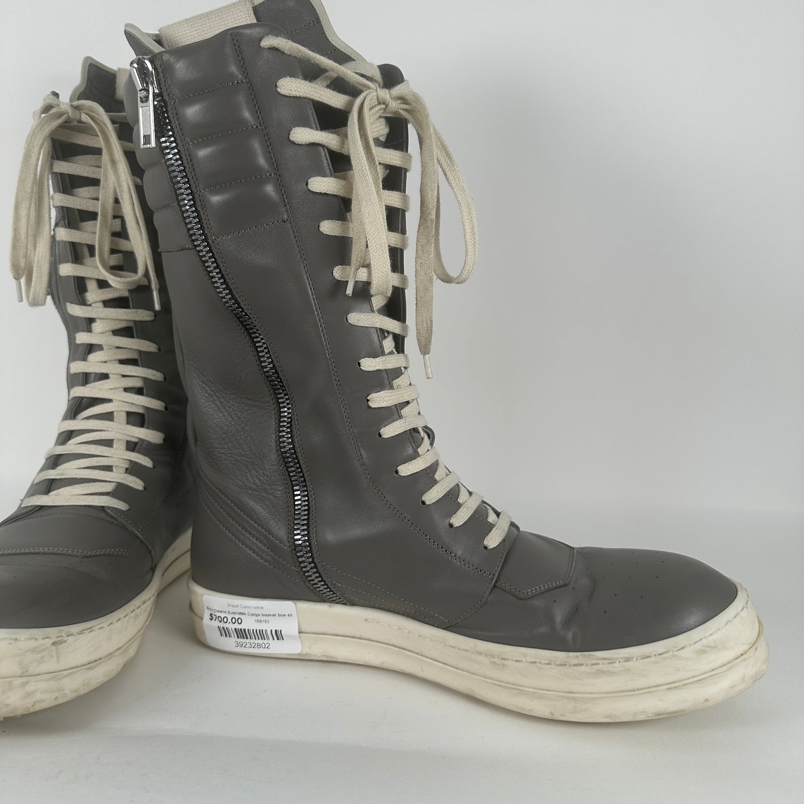 Rick Owens Dust/Milk Cargo basket Size 45