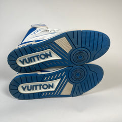 Louis Vuitton Blue High Top Trainers LV 9