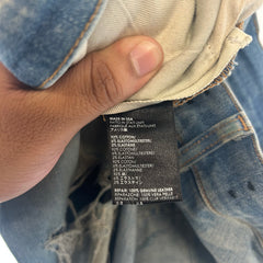 Amiri Black Thigh Logo MX-1 Size 32