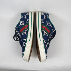 Gucci Ink Blue Tennis 1977 Sneaker Size GG 12