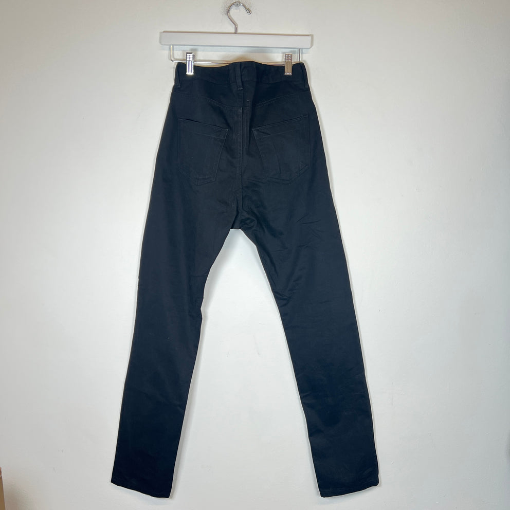 Rick Owens Black Torrence Cut Jeans Size 32