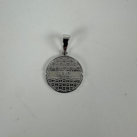 Her Children 'NYC' Sewer Cap Sterling Silver Pendent