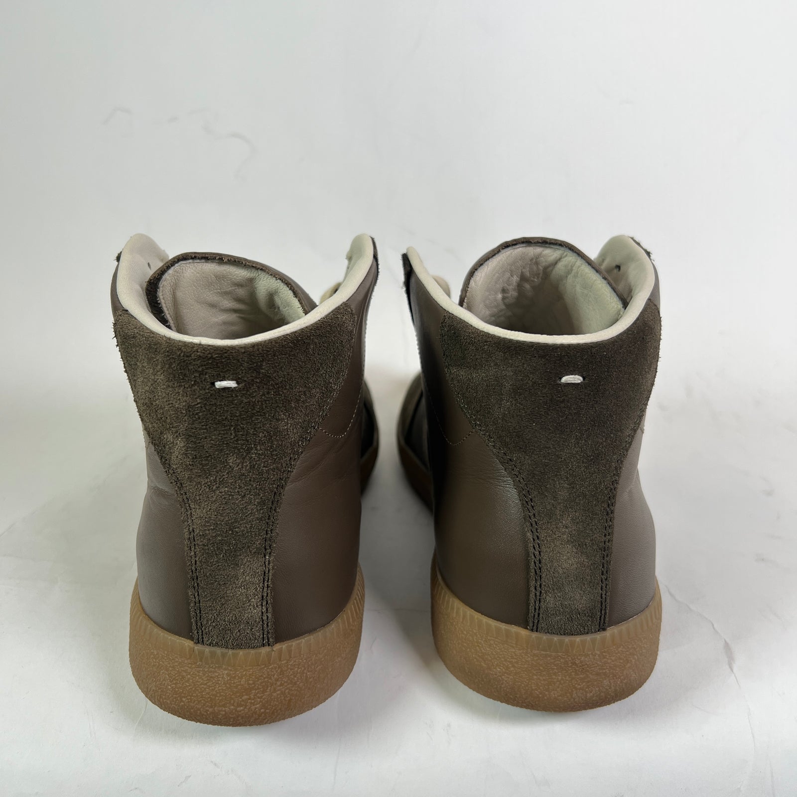 Maison Margiela Brown Mid-Top Replica Gats Size 46