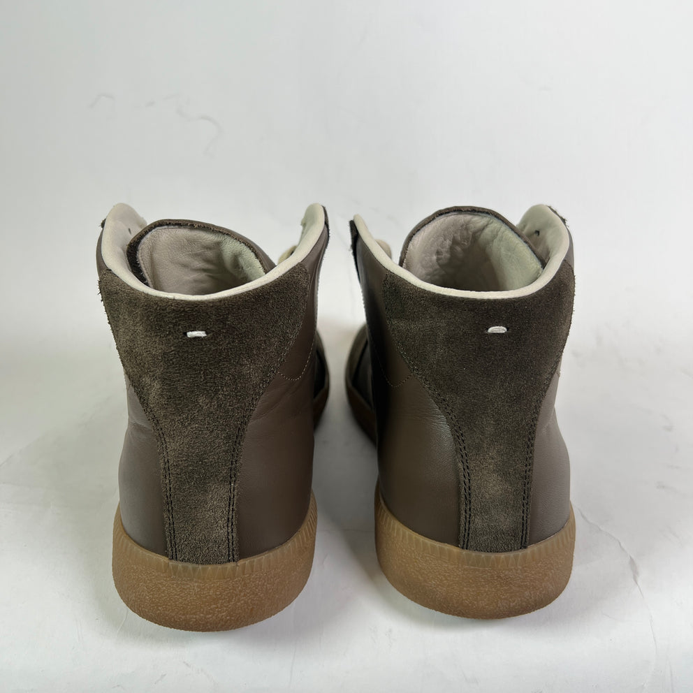 Maison Margiela Brown Mid-Top Replica Gats Size 46