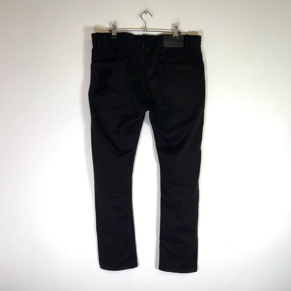 Helmut Lang Black Distressed Jeans