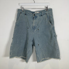 Honor The Gift Cross Stitch Denim Carpenter Shorts