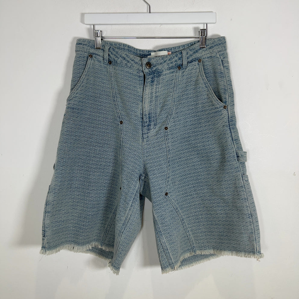 Honor The Gift Cross Stitch Denim Carpenter Shorts