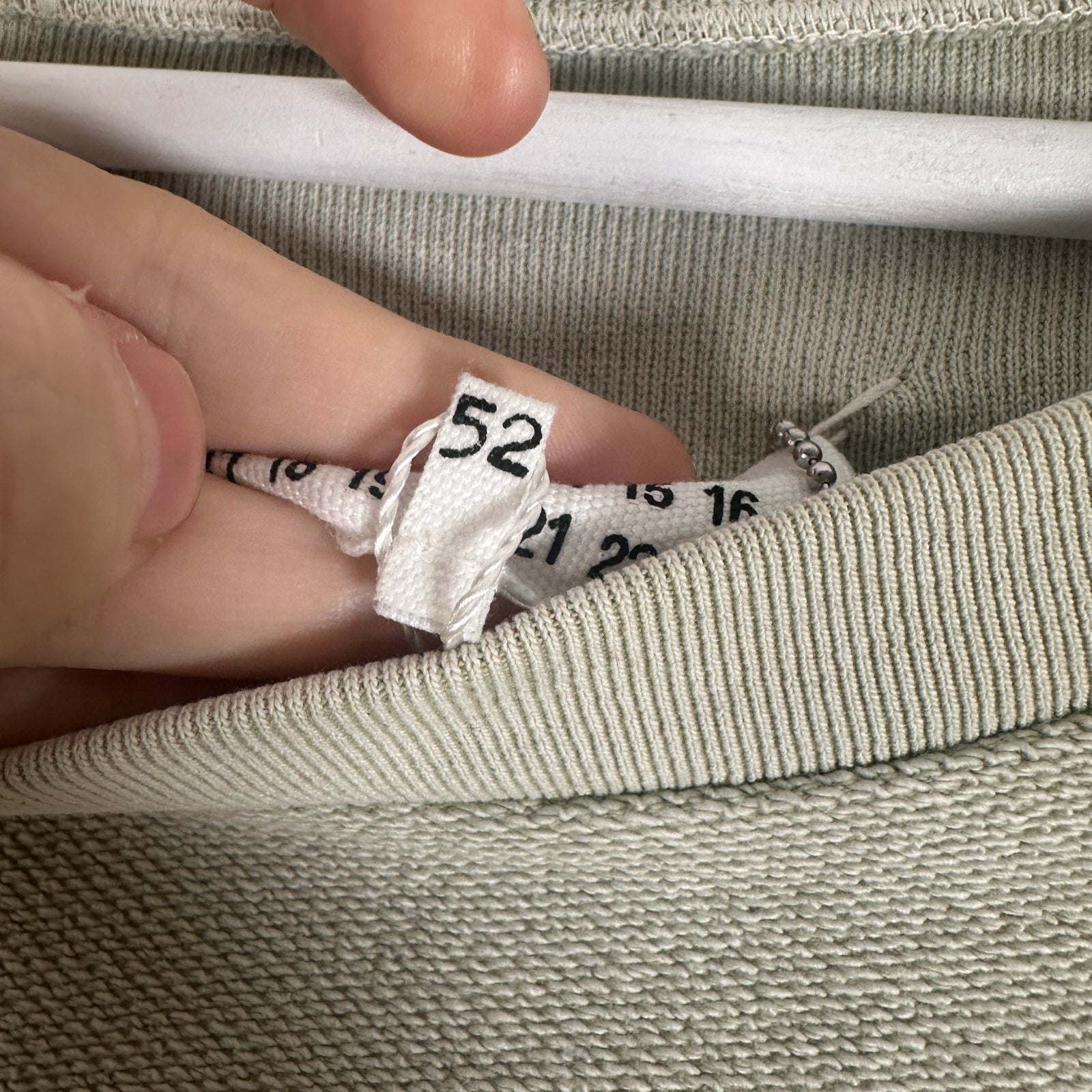Maison Margiela 'What The Fuck' Reversible Crewneck Size 52