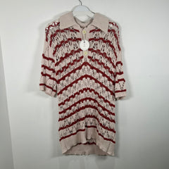 Our Legacy Striped Knit Polo Shirt Size L