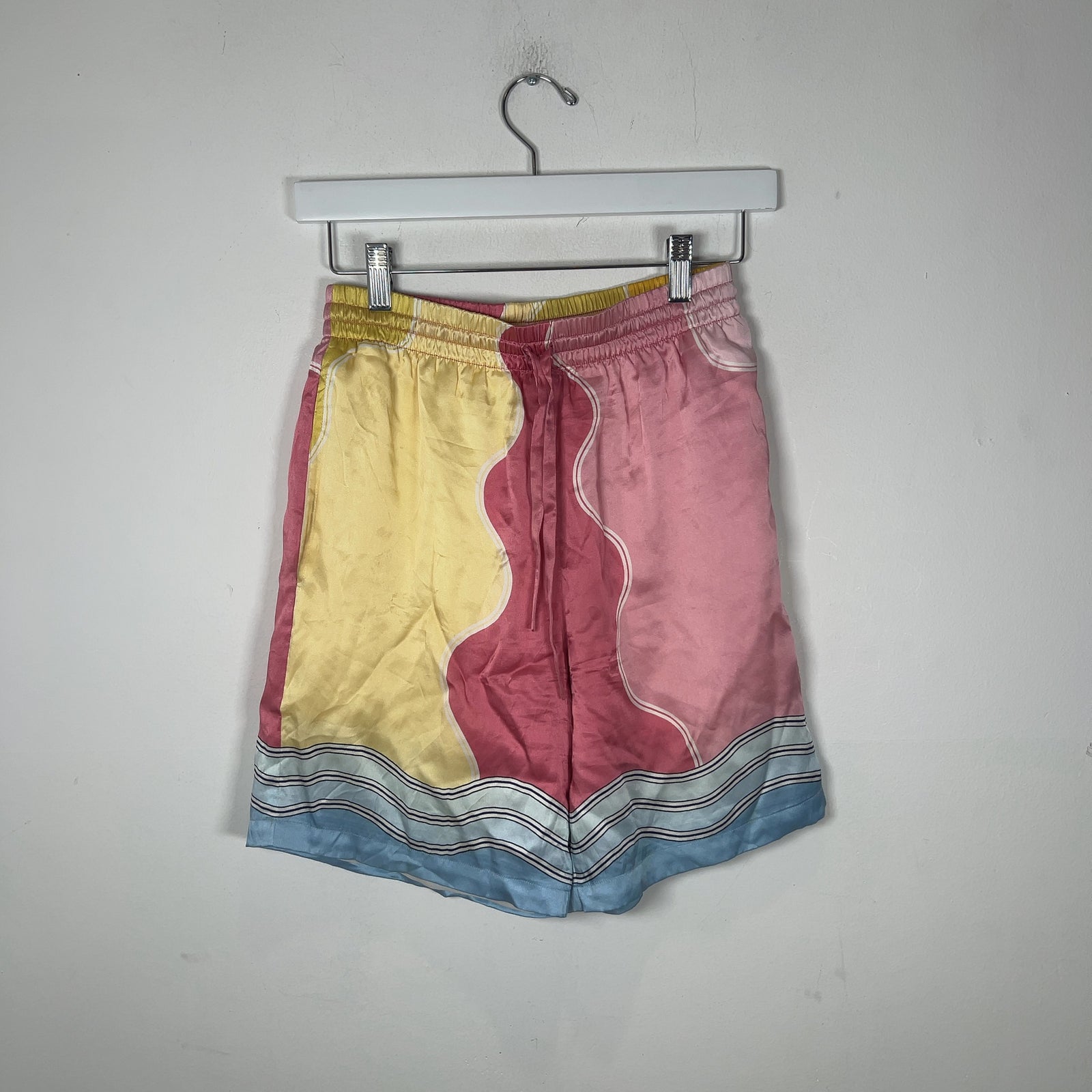 Casablanca Silk Wavy Shorts