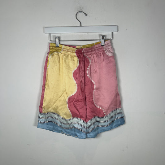 Casablanca Silk Wavy Shorts