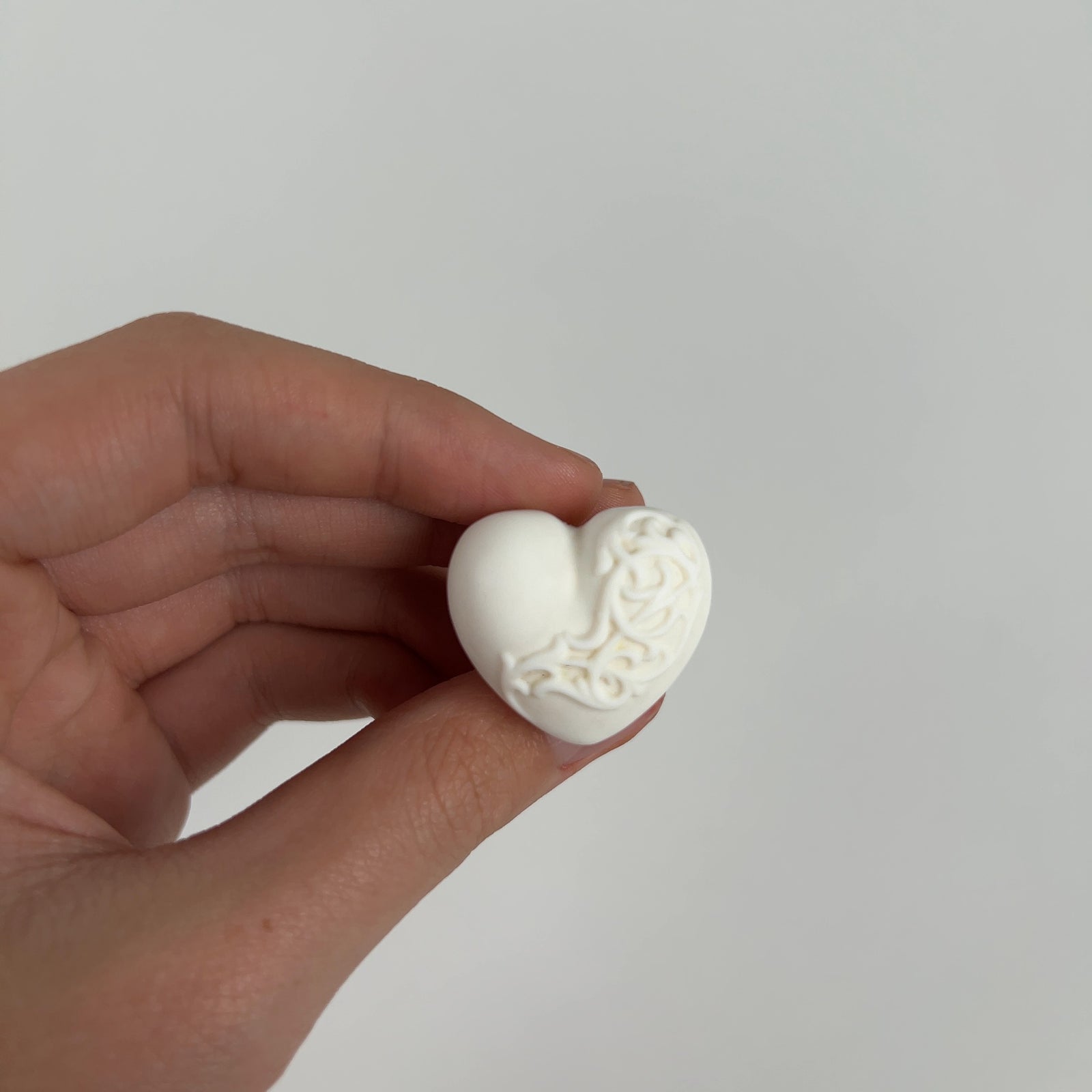 Chrome Hearts Eternal Heart White Silicone Ring