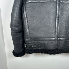 Acne Sherling Flight Jacket Size 48